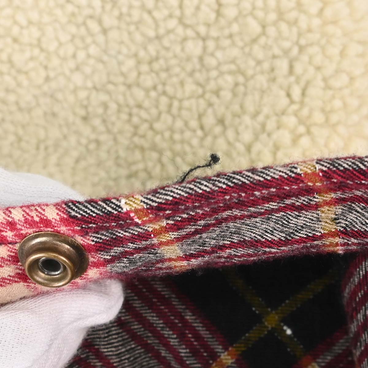 Saint Laurent 2019 Virgin Wool Plaid Check Print Bomber Jacket #S