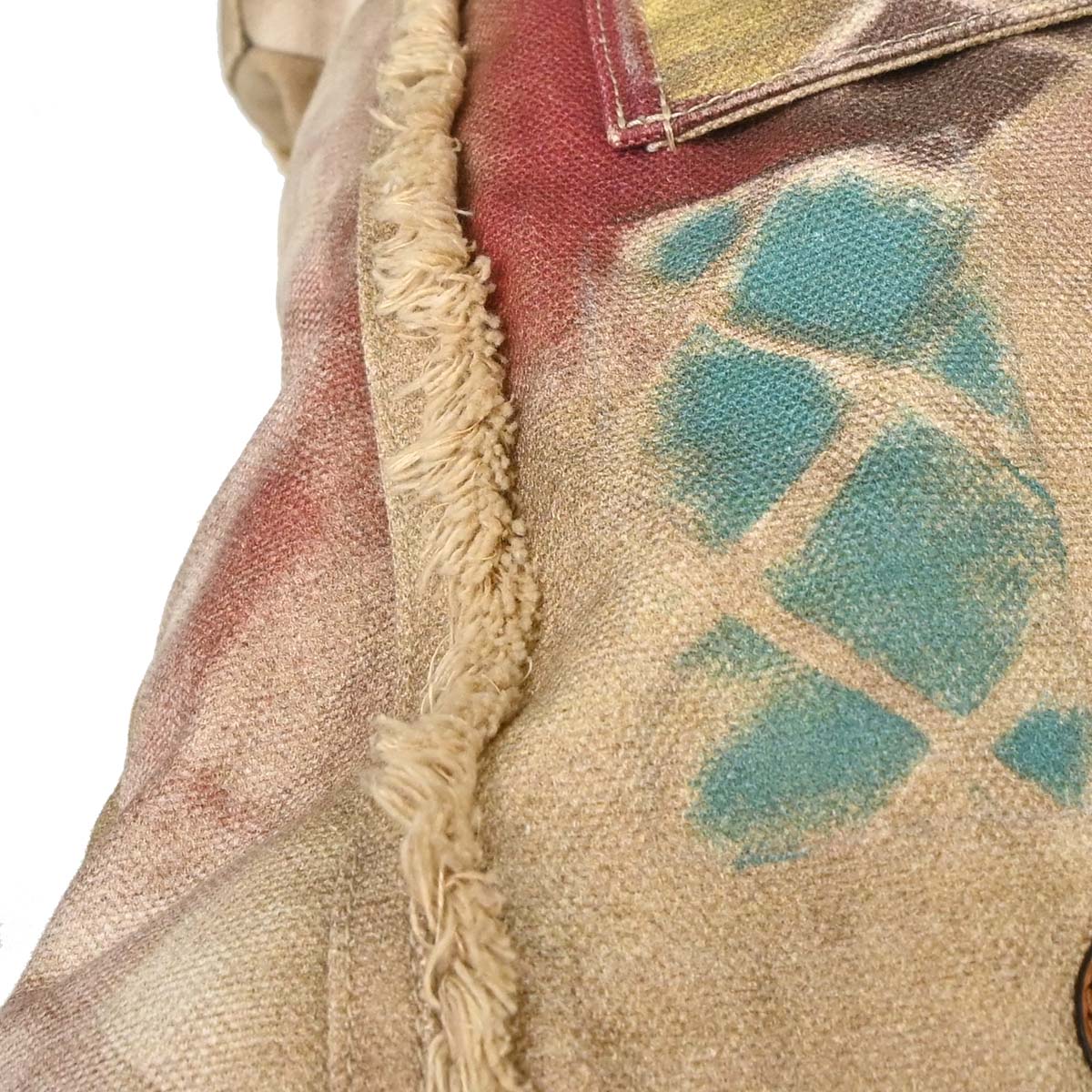 Chanel Beige Canvas Bricolage Graffiti Tote Handbag