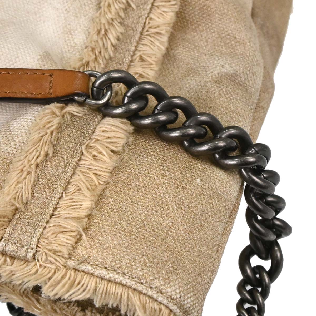 Chanel Beige Canvas Bricolage Graffiti Tote Handbag