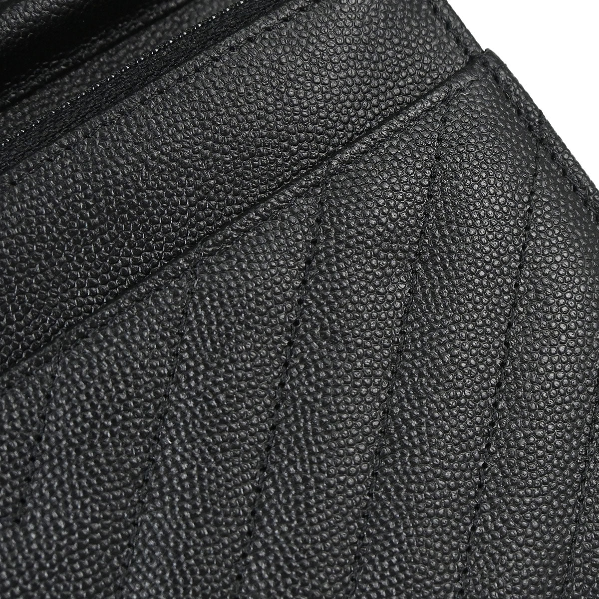 Chanel Black Caviar Skin Classic WOC Wallet on Chain Bag