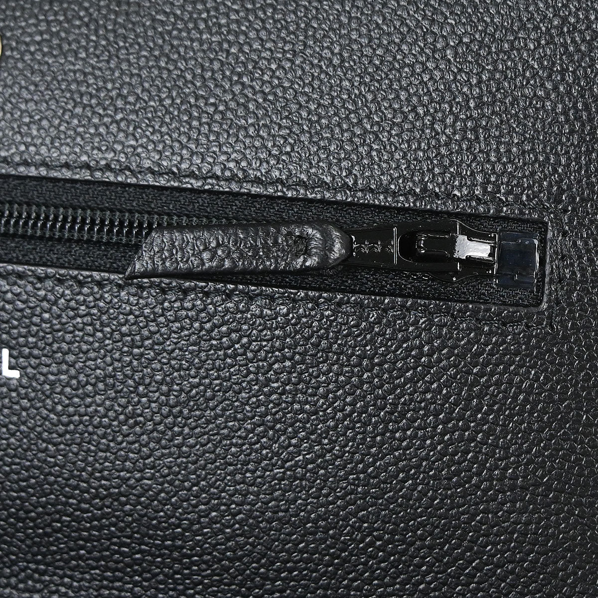 Chanel Black Caviar Skin Classic WOC Wallet on Chain Bag