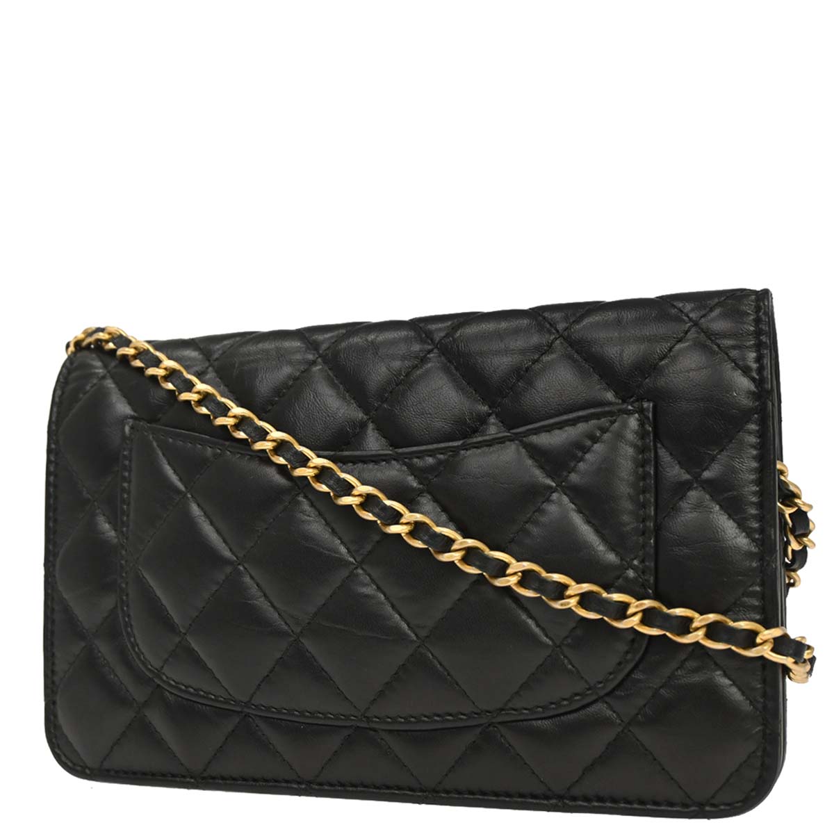 Chanel Calfskin Mademoiselle Lock Icon WOC Wallet on Chain Shoulder Bag