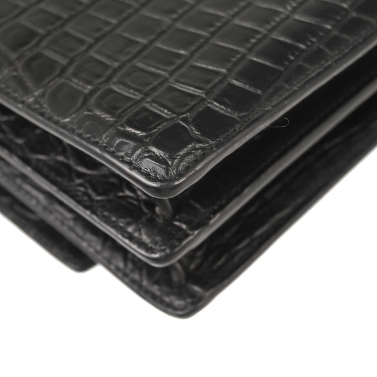 Saint Laurent Black Embossed Leather Sunset Shoulder Bag