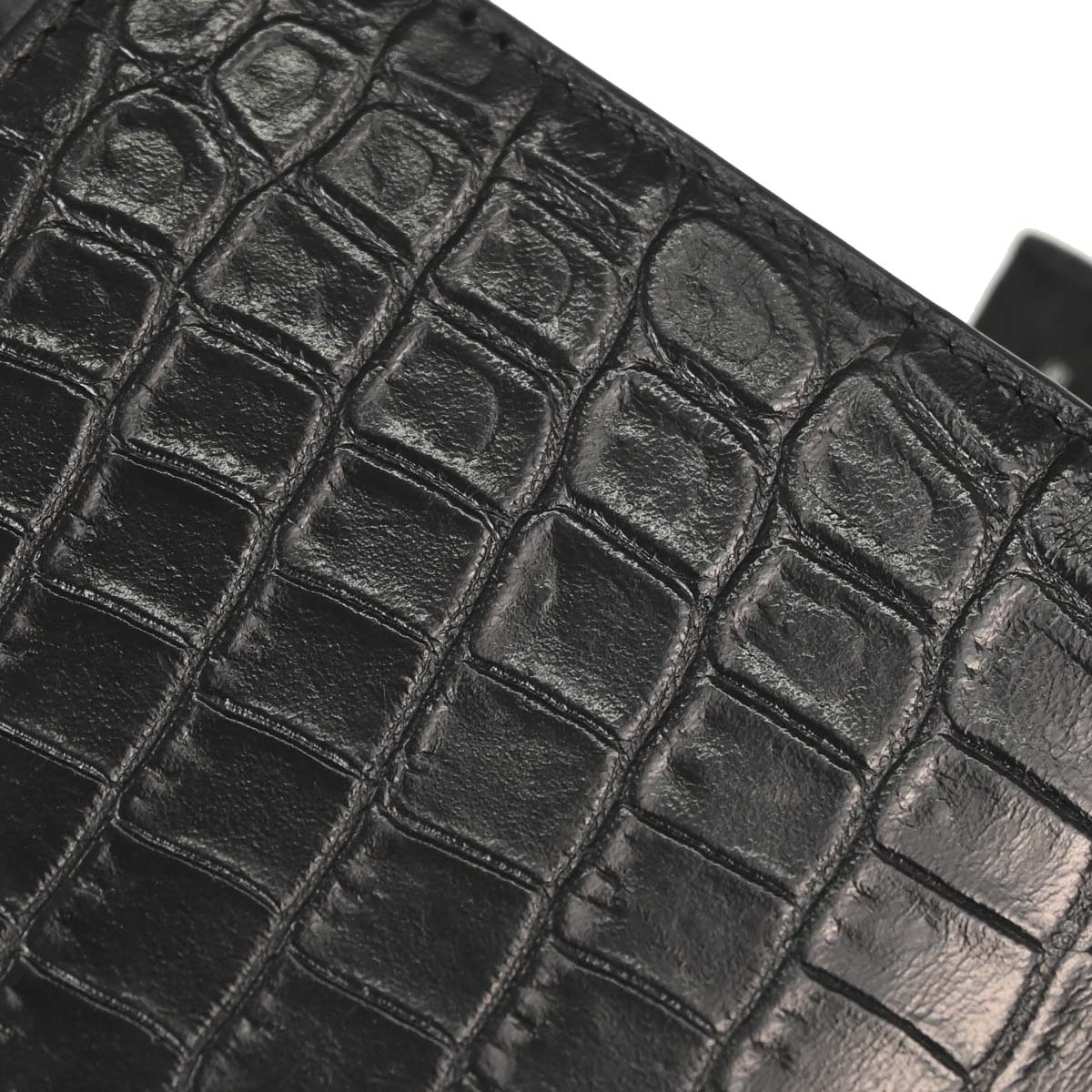 Saint Laurent Black Embossed Leather Sunset Shoulder Bag