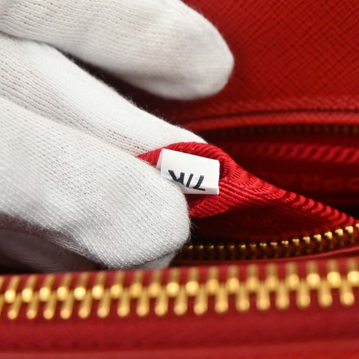 Prada Red Leather Galleria 2way Shoulder Tote Handbag