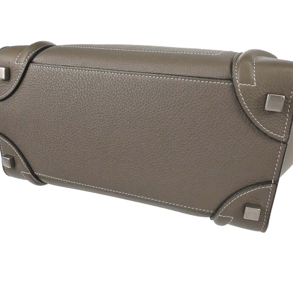 Celine Brown Luggage Micro Tote Handbag