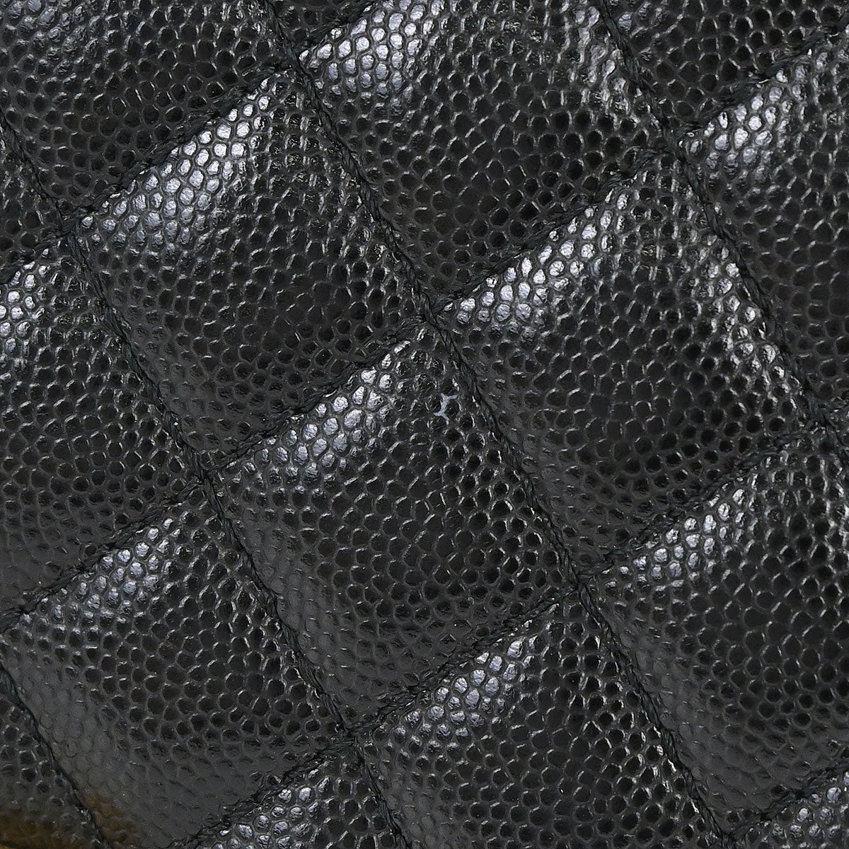 Boy Chanel 2018-2019 Black Caviar Skin Medium Chain Shoulder Bag