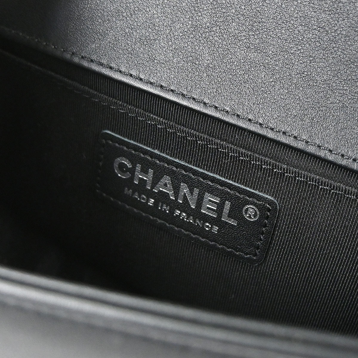Boy Chanel Black Lambskin Small Chain Shoulder Bag