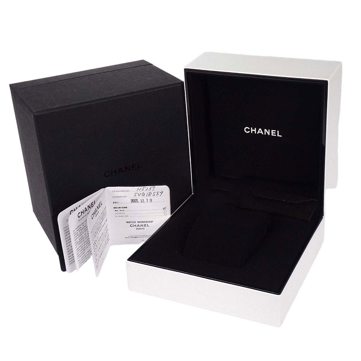 Chanel J12 Ref.H5237 20mm Quartz Watch Ceramic SS Diamond