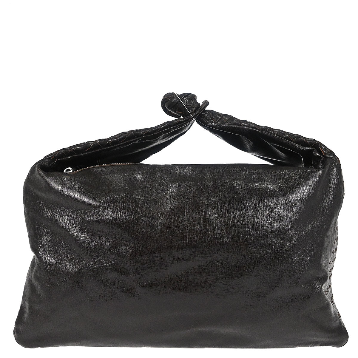 Bottega Veneta Brown Leather Intrecciato Handbag