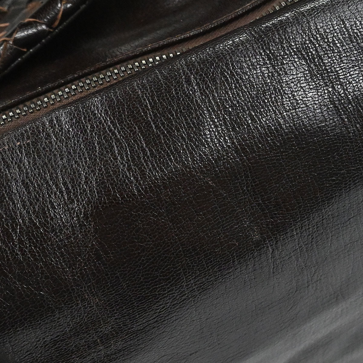 Bottega Veneta Brown Leather Intrecciato Handbag