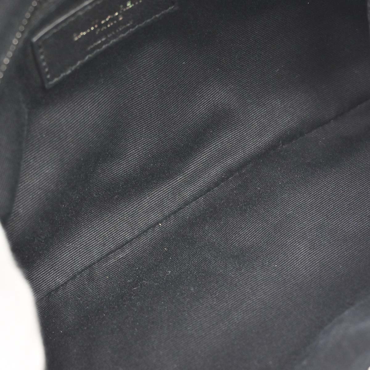 Saint Laurent Black Niki Star Studded Bum Bag