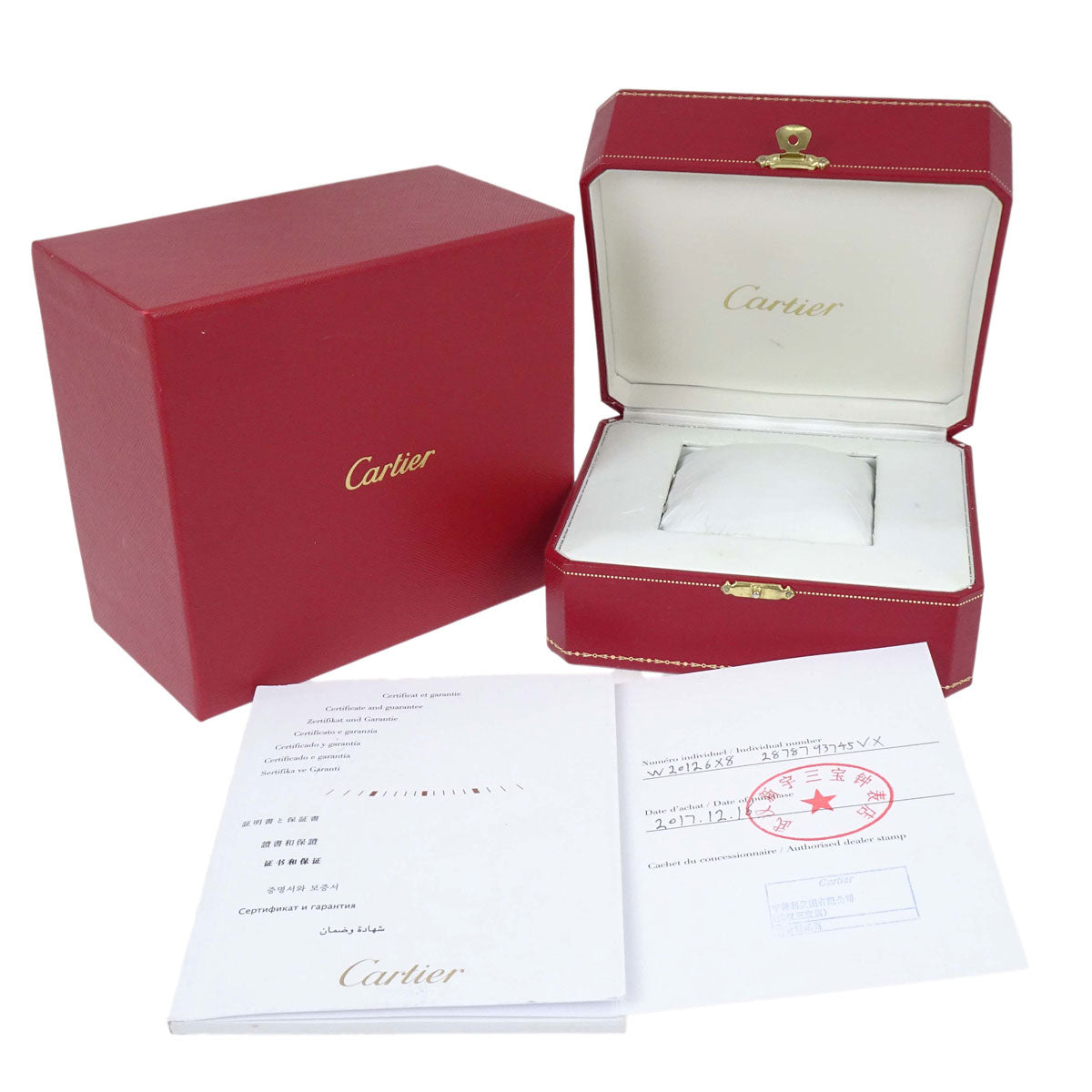 Cartier * Santos 100 MM 33mm Ref.2878 Self-winding Watch SS Alligator