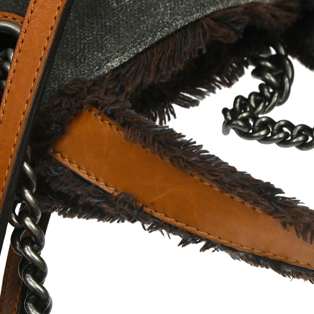 Chanel 2014 Black Canvas Bricolage Graffiti Tote Handbag