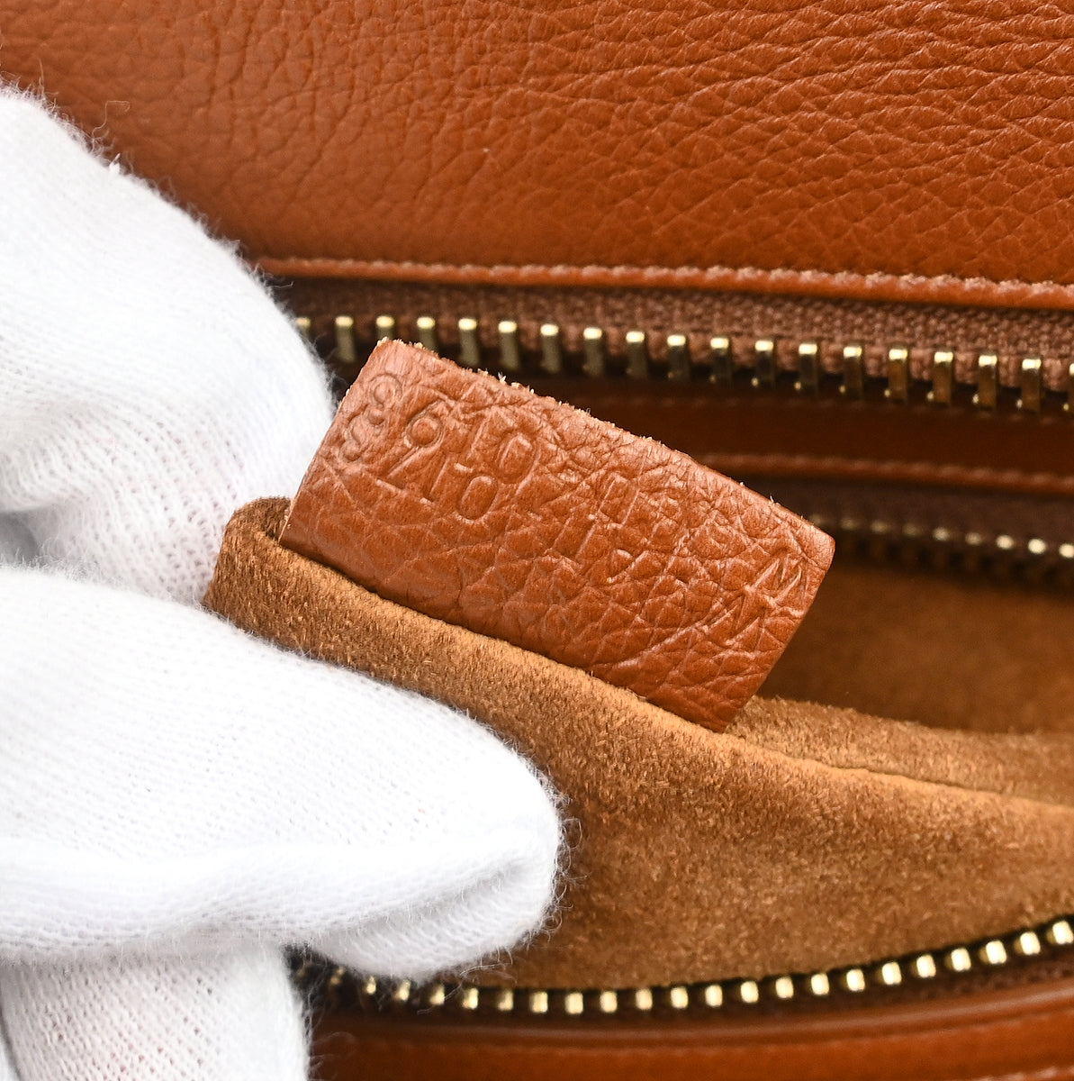 Celine Brown Luggage Micro Tote Handbag