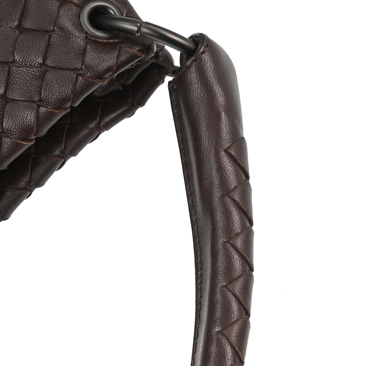Bottega Veneta Brown Leather Intrecciato Tote Handbag