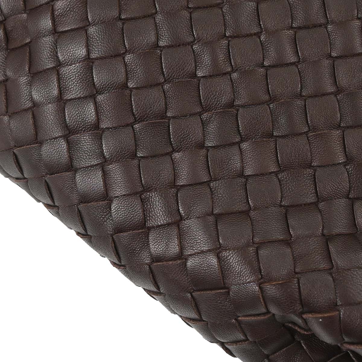Bottega Veneta Brown Leather Intrecciato Tote Handbag