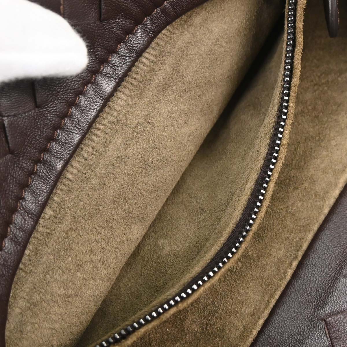 Bottega Veneta Brown Leather Intrecciato Tote Handbag