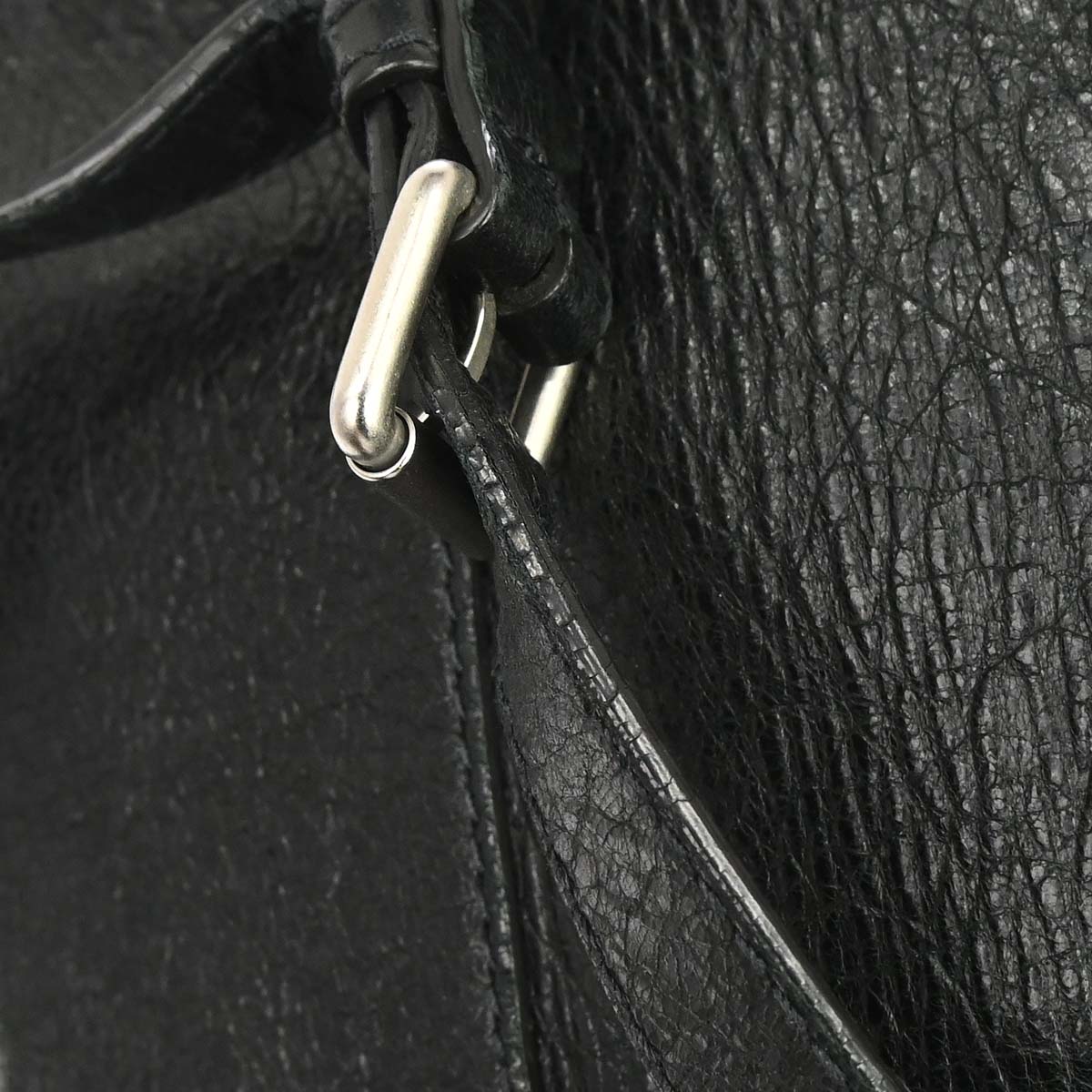 Balenciaga Black Lambskin Traveller Backpack