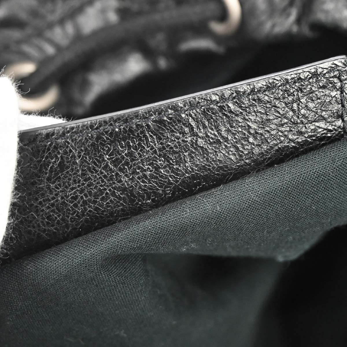 Balenciaga Black Lambskin Traveller Backpack