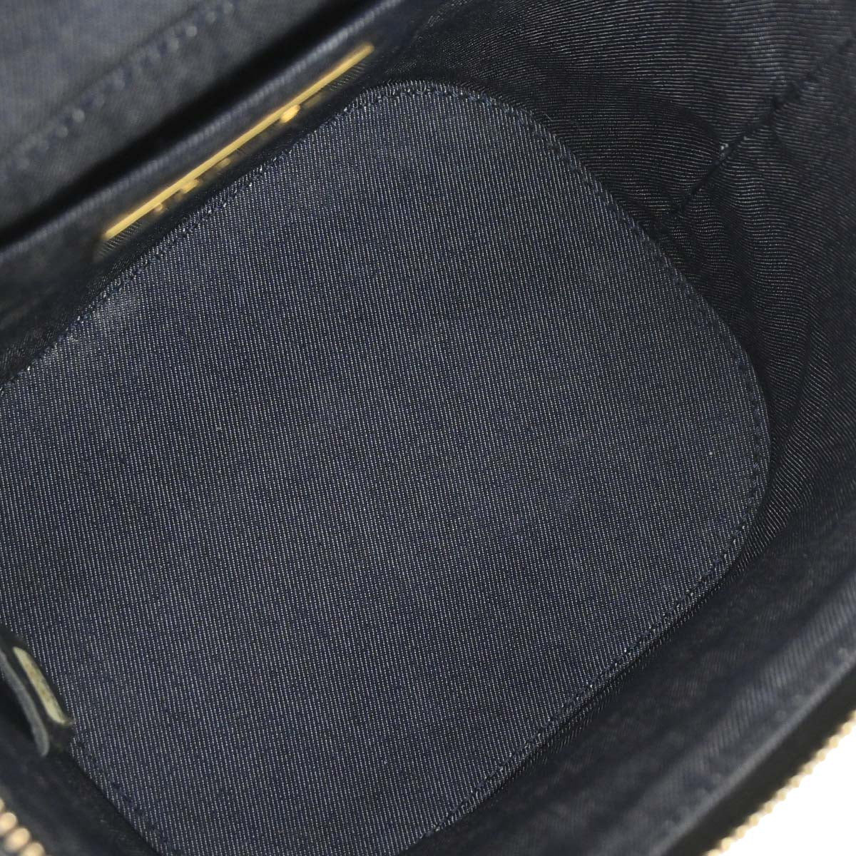 Chanel 2019 Black Lambskin Vanity 2way Shoulder Handbag