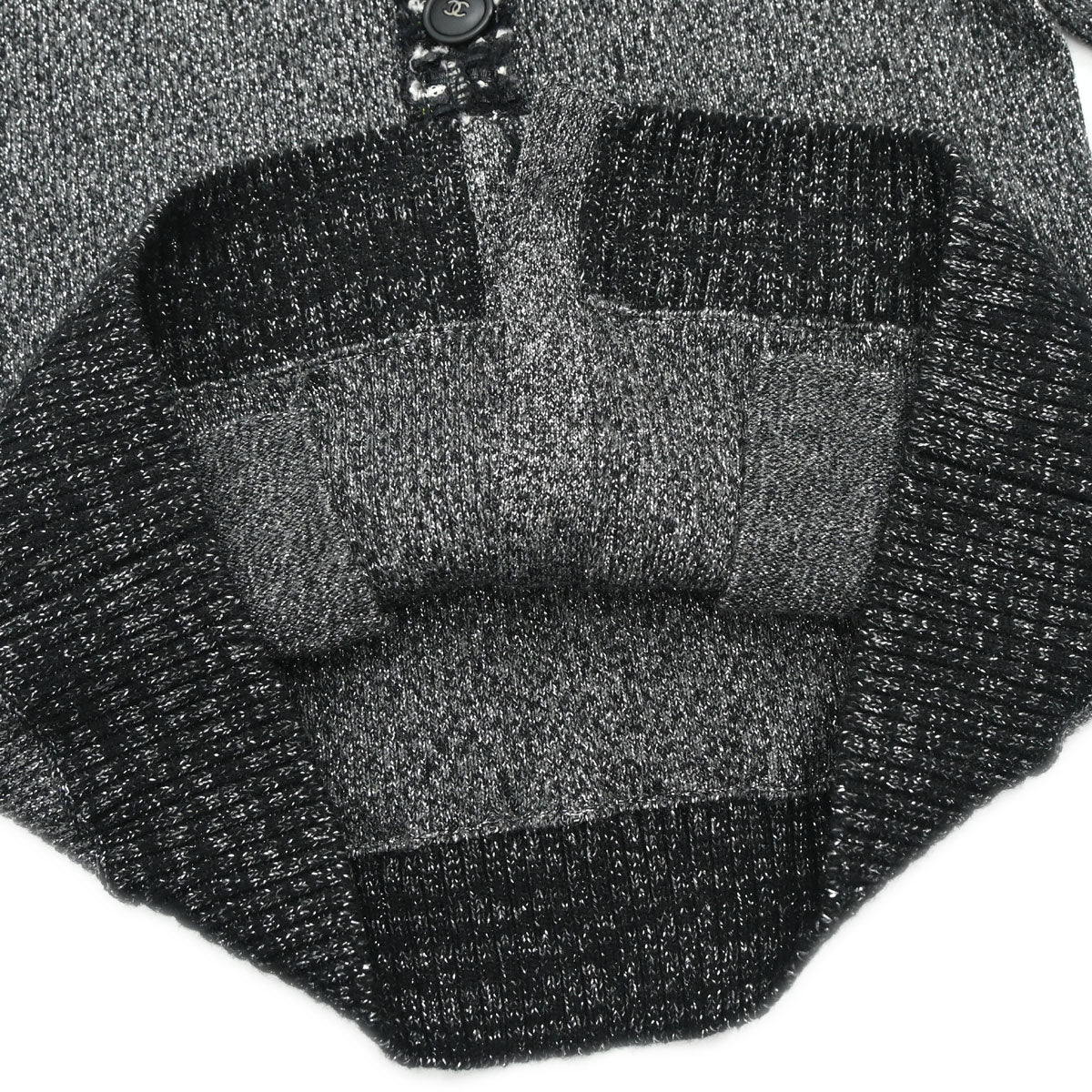Chanel 2017-2018 Glitter Cardigan Black #34
