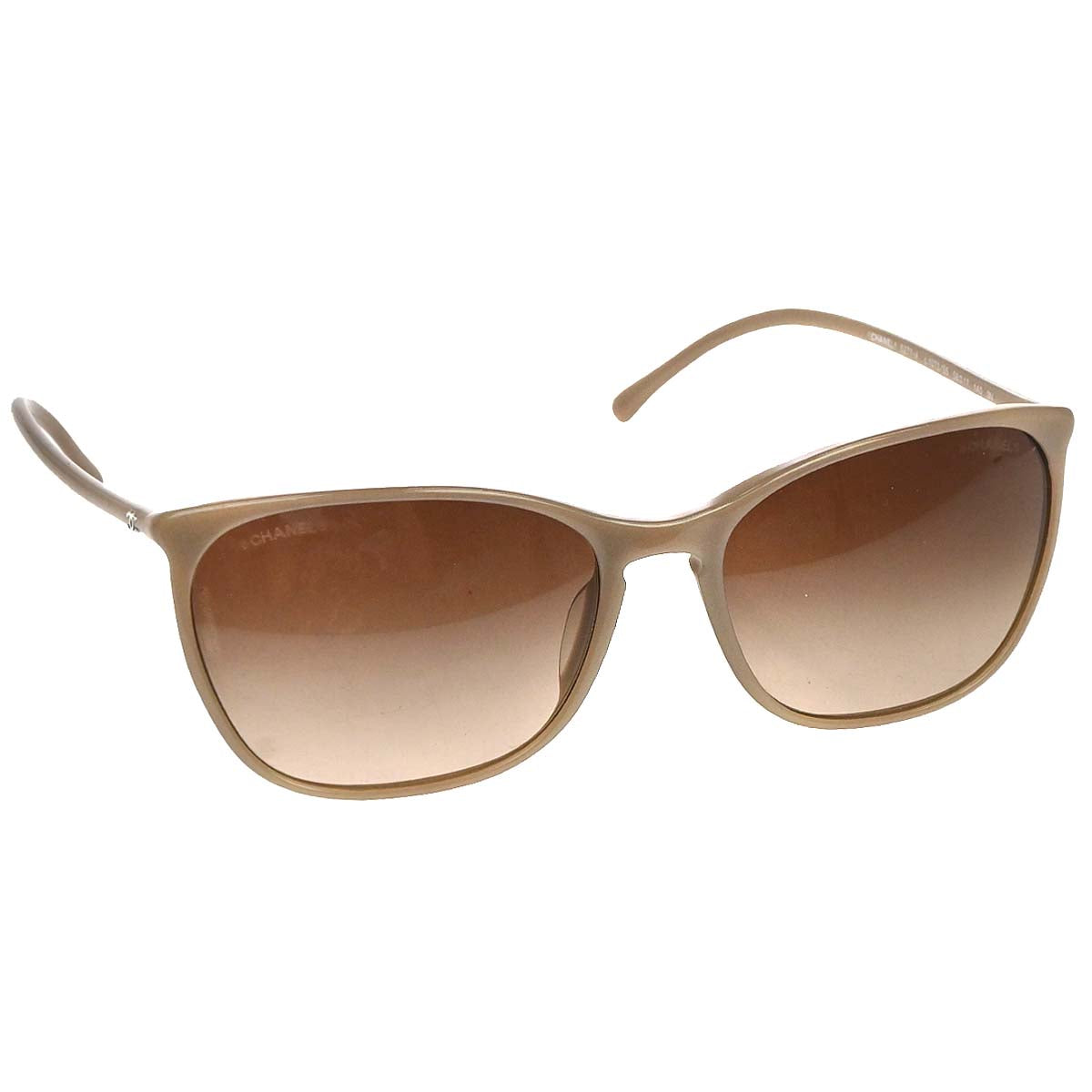 Chanel Sunglasses Eyewear Brown 58□17 140 Small Good