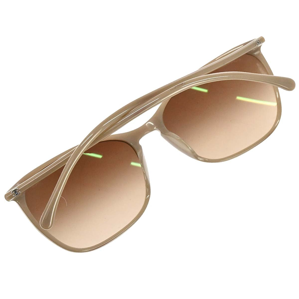 Chanel Sunglasses Eyewear Brown 58□17 140 Small Good