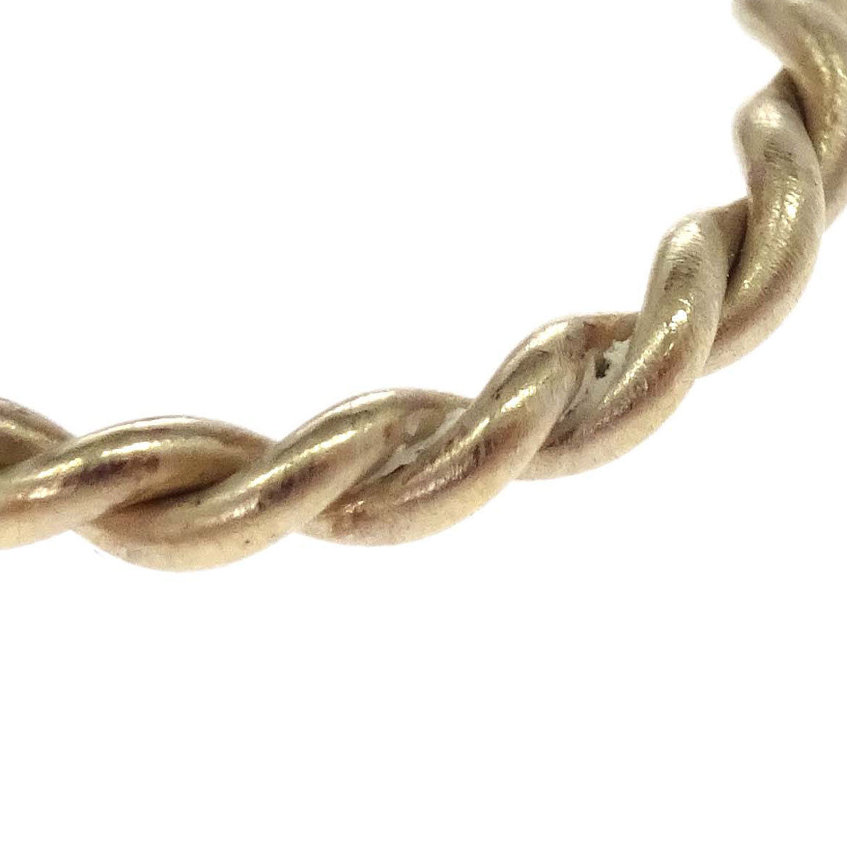 Chanel Ring Twisted Rope CC Gold #51 B14V