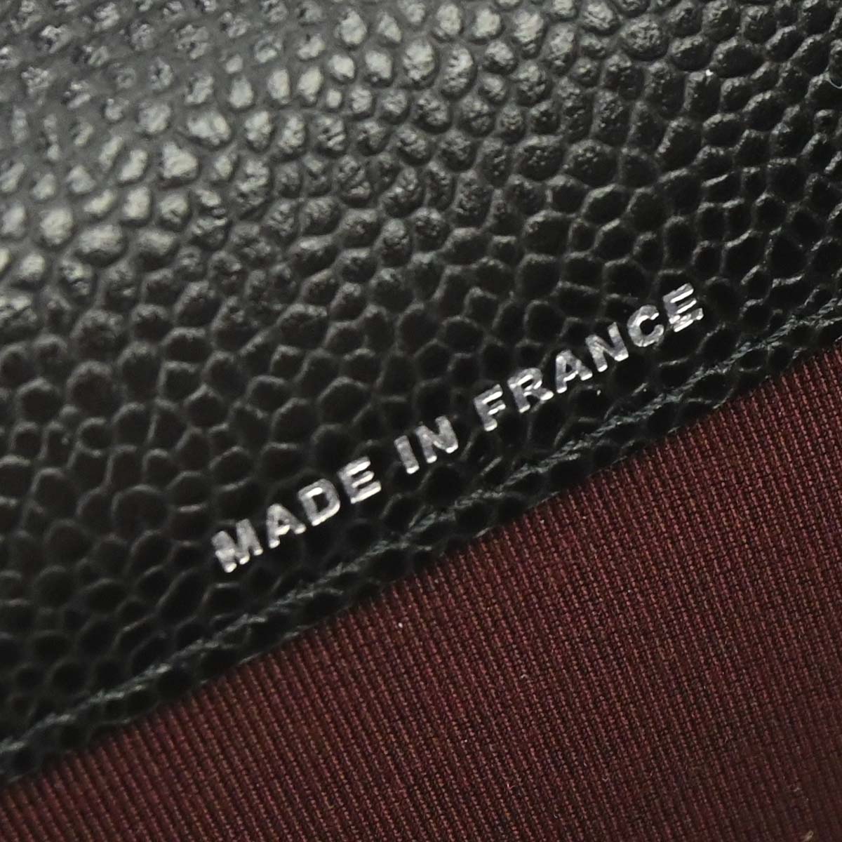 Chanel 2019 Black Caviar Skin Coin Purse Wallet