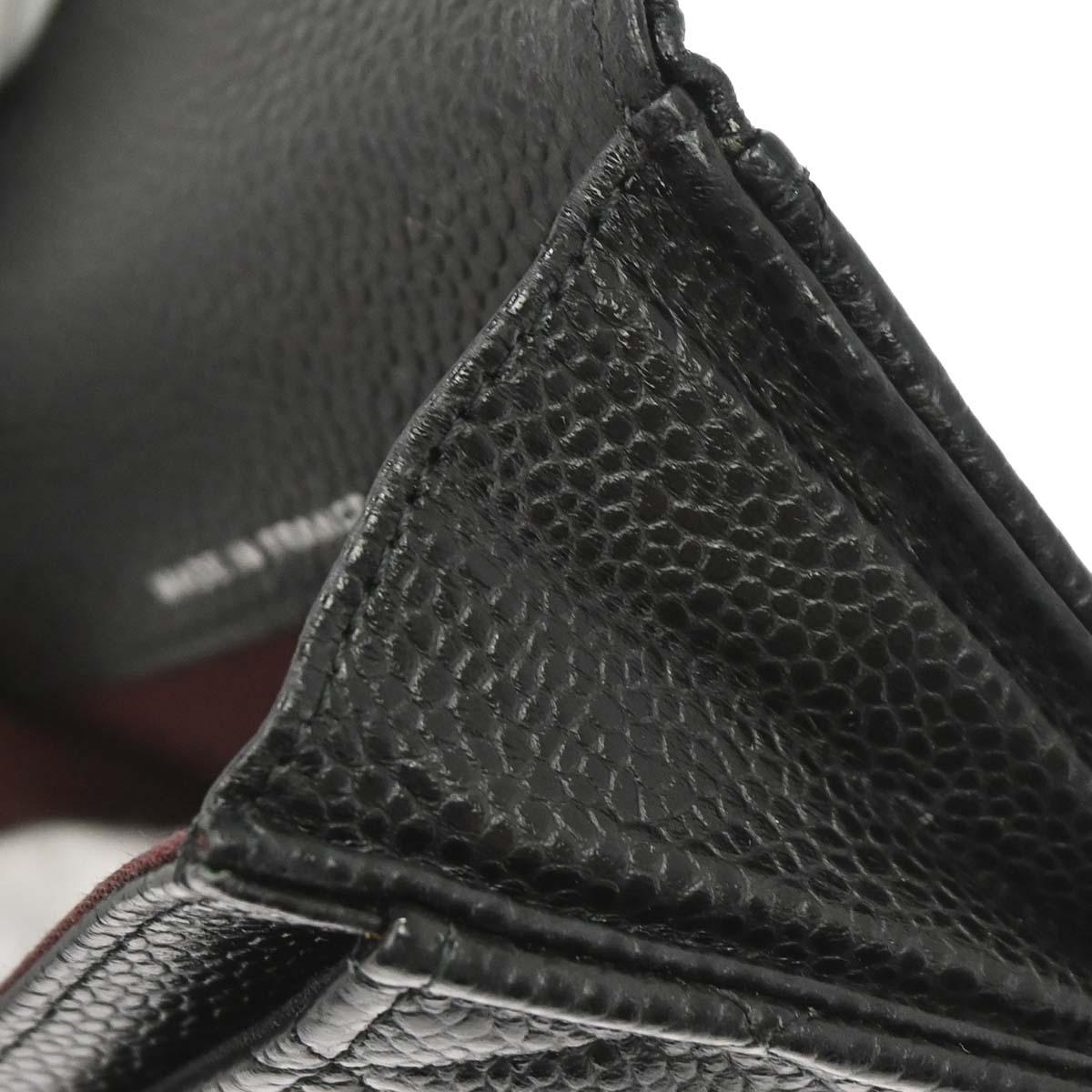 Chanel 2019 Black Caviar Skin Coin Purse Wallet