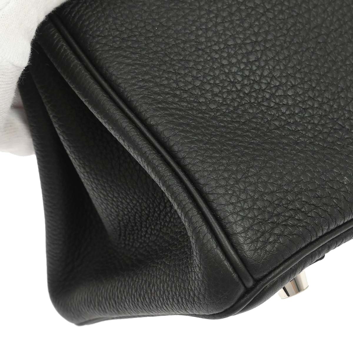 Hermes Black Togo Birkin 25 Handbag