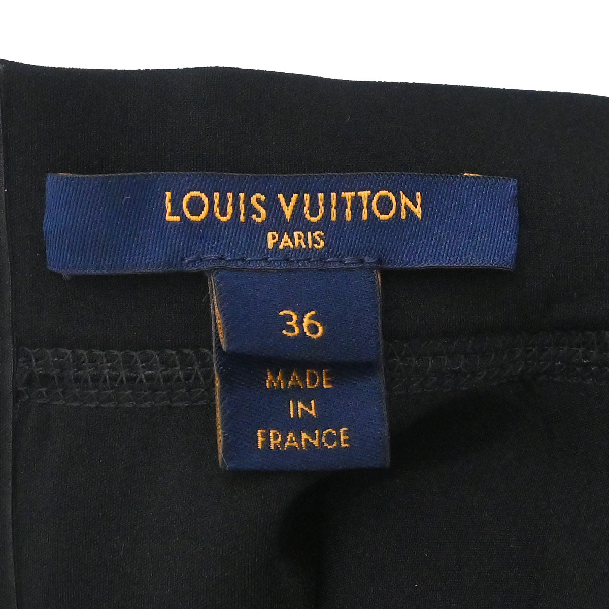 Louis Vuitton Short Sleeve Dress Monogram Black #36