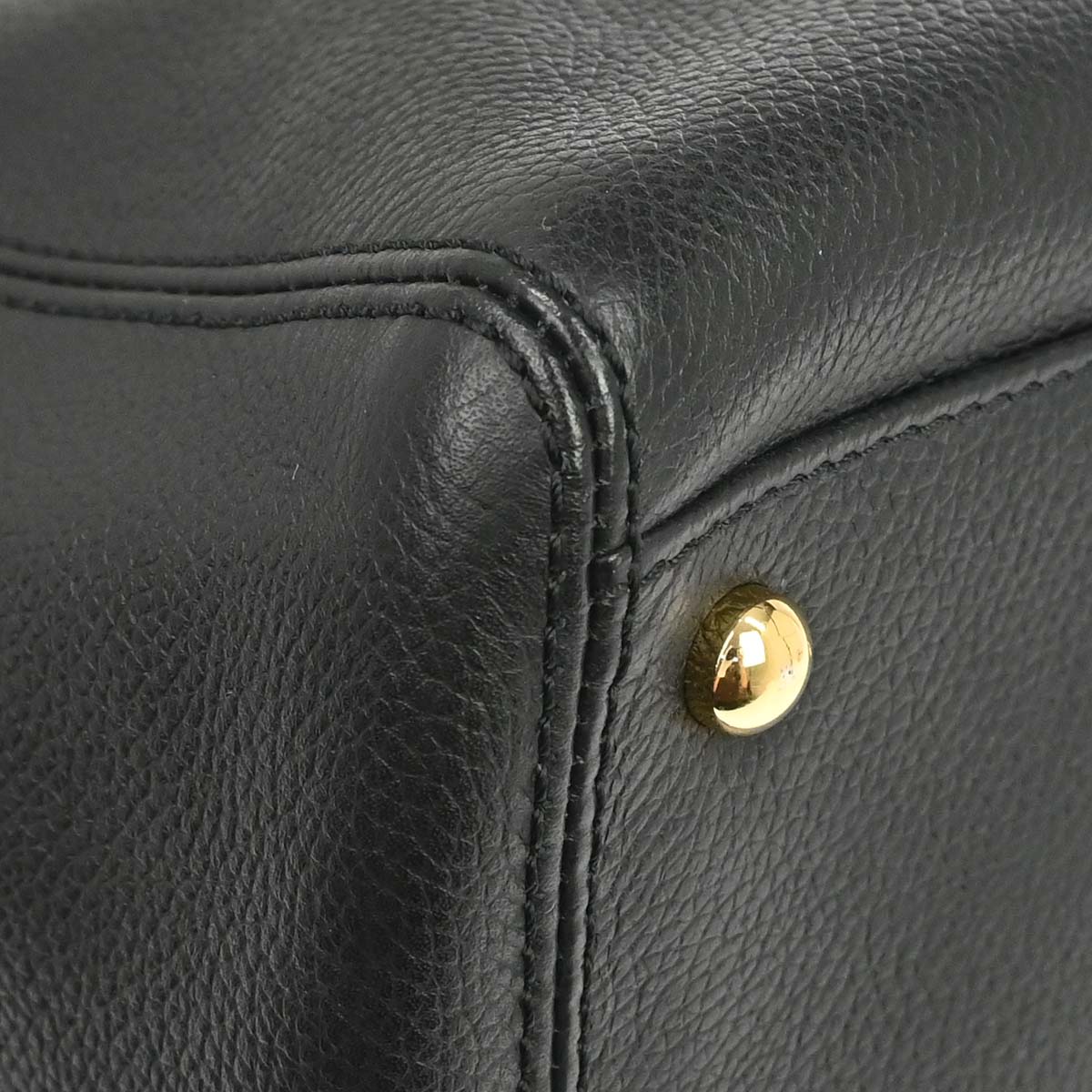 Chanel 2012-2013 Black Calfskin Executive Cerf Tote Bag