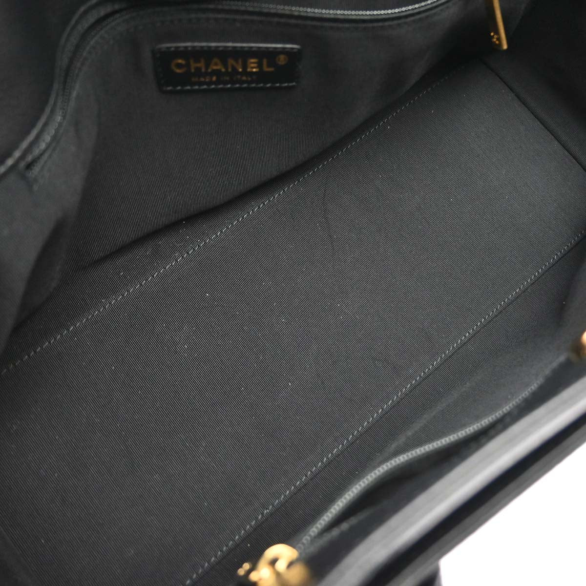 Chanel 2012-2013 Black Calfskin Executive Cerf Tote Bag
