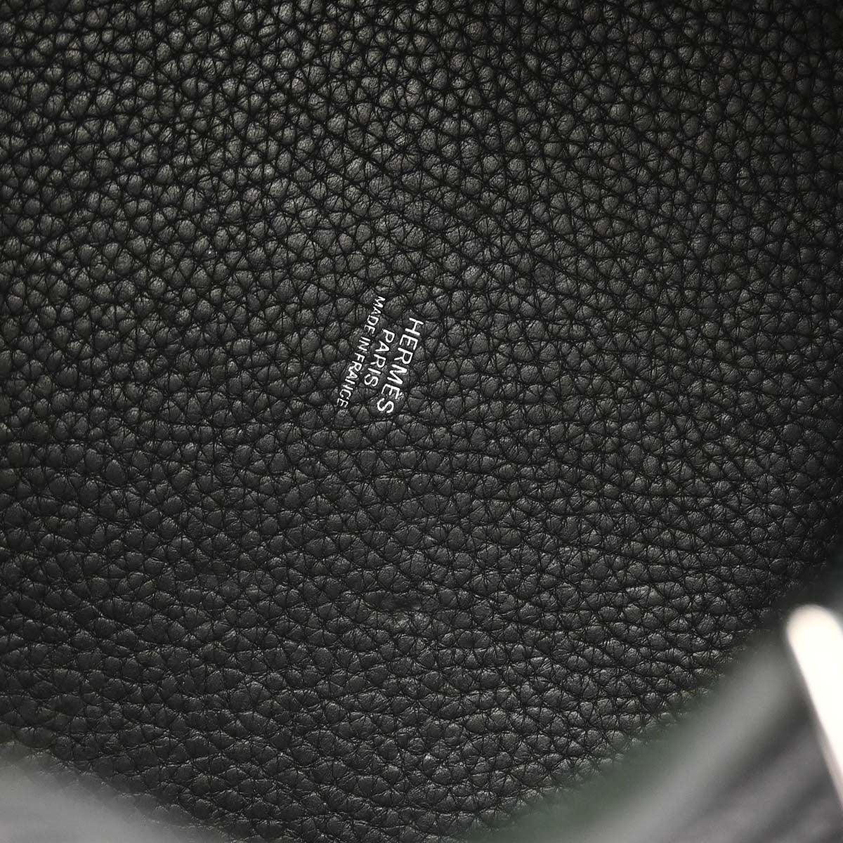 Hermes Black Togo Picotin Lock 22 MM Handbag