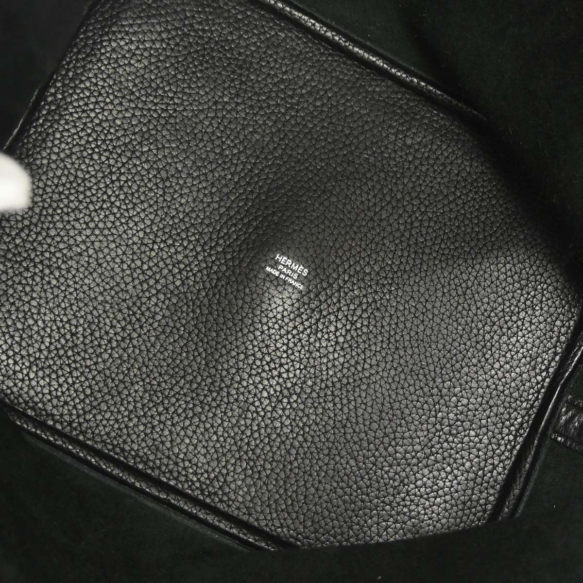 Hermes Black Taurillon Clemence Picotin Lock 26 GM Handbag