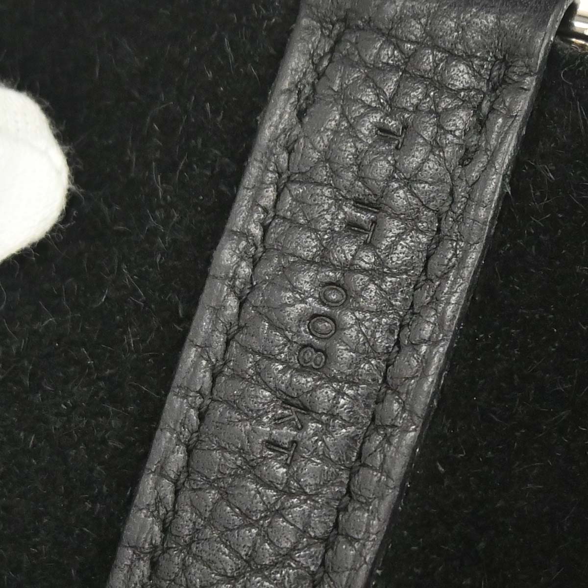 Hermes Black Taurillon Clemence Picotin Lock 26 GM Handbag
