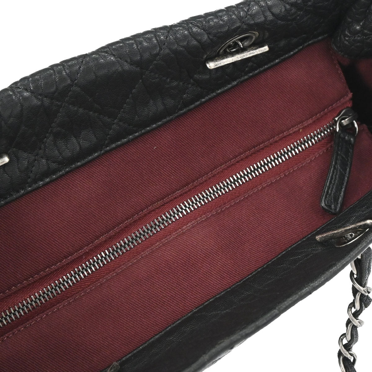 Chanel 2015-2016 Black Lambskin Tote Handbag