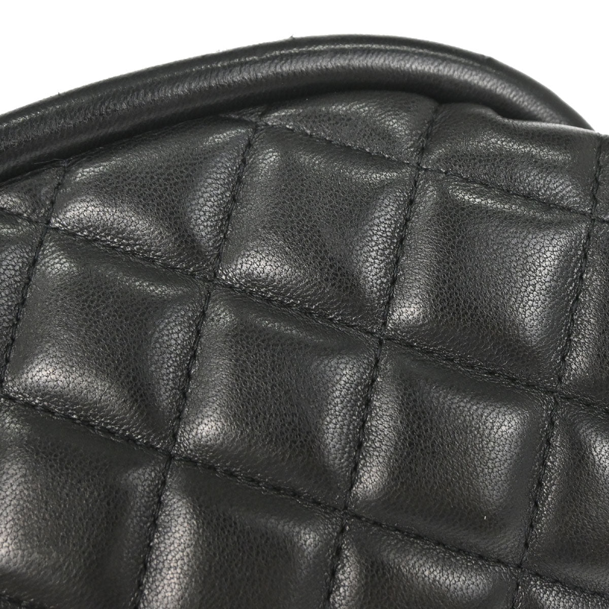 Chanel 2010-2011 Black Lambskin Clutch Bag