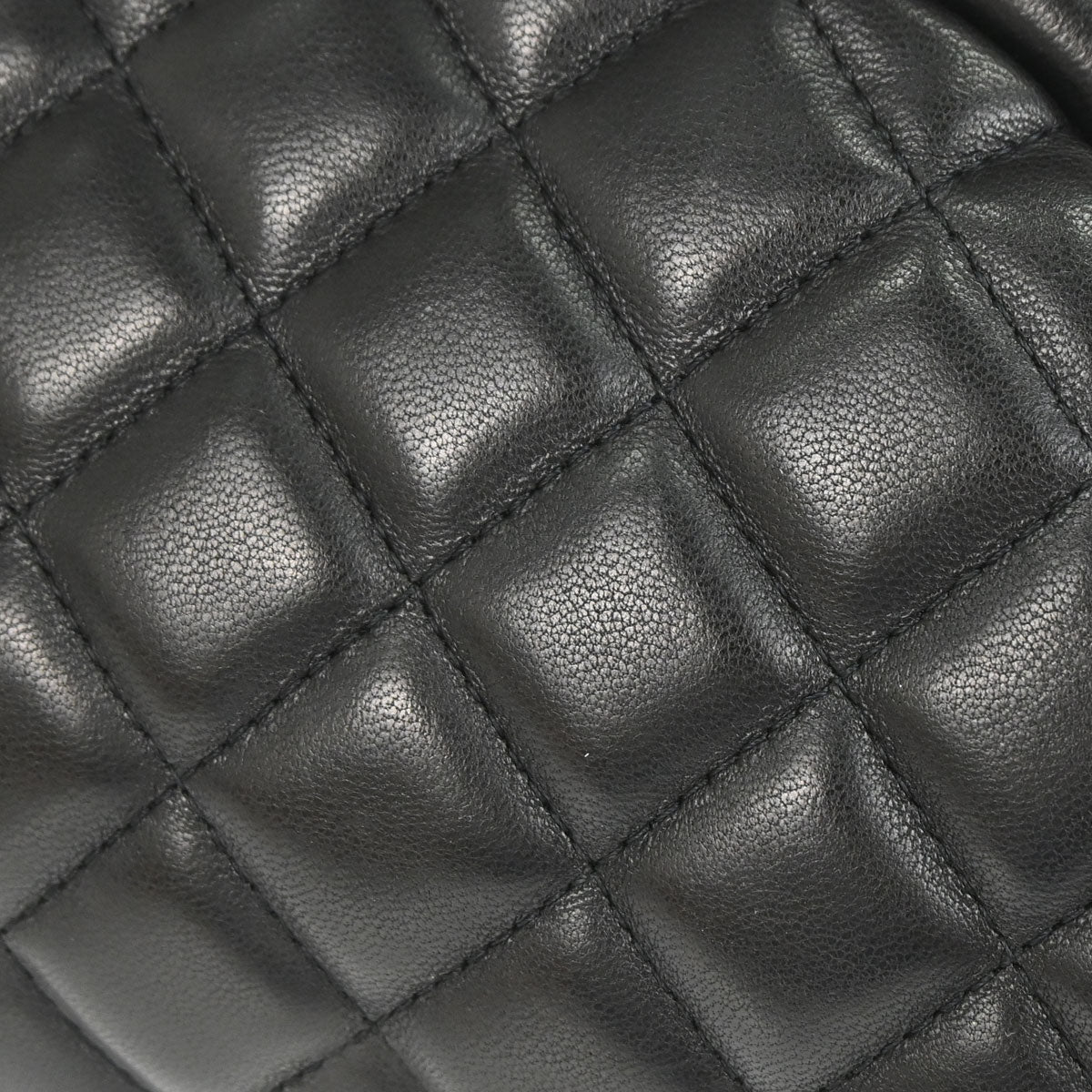 Chanel 2010-2011 Black Lambskin Clutch Bag