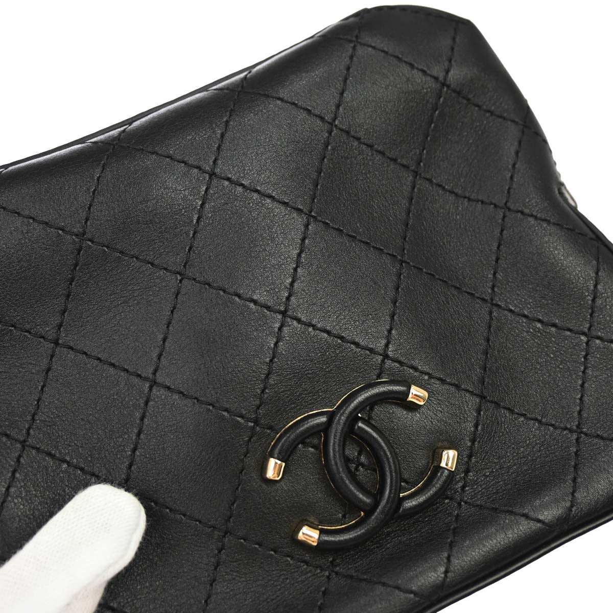 Chanel 2019 Black Calfskin Camera Bag Shoulder Bag