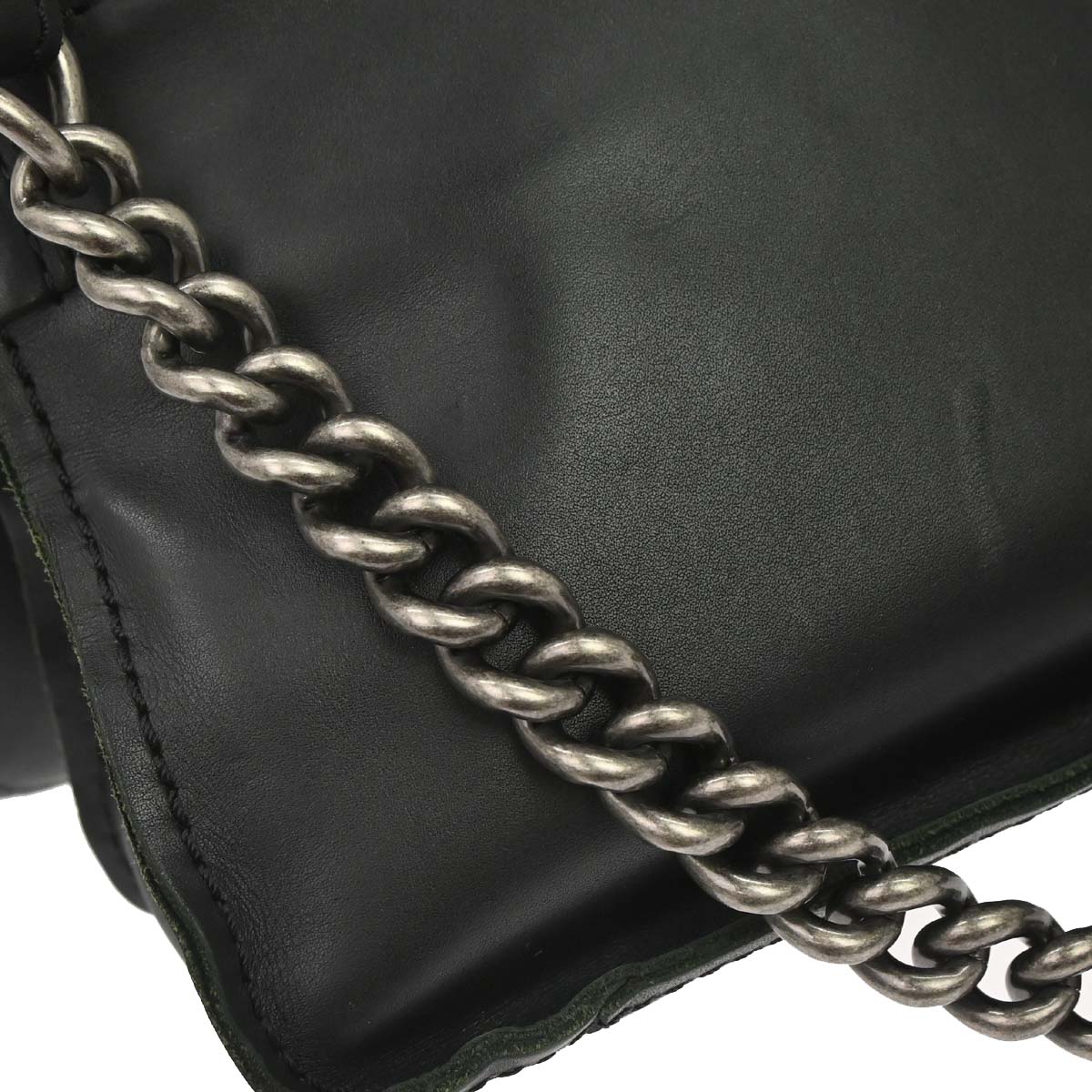 Chanel 2013-2014 Black Calfskin Paris-Edinburgh Highlander Messenger Bag