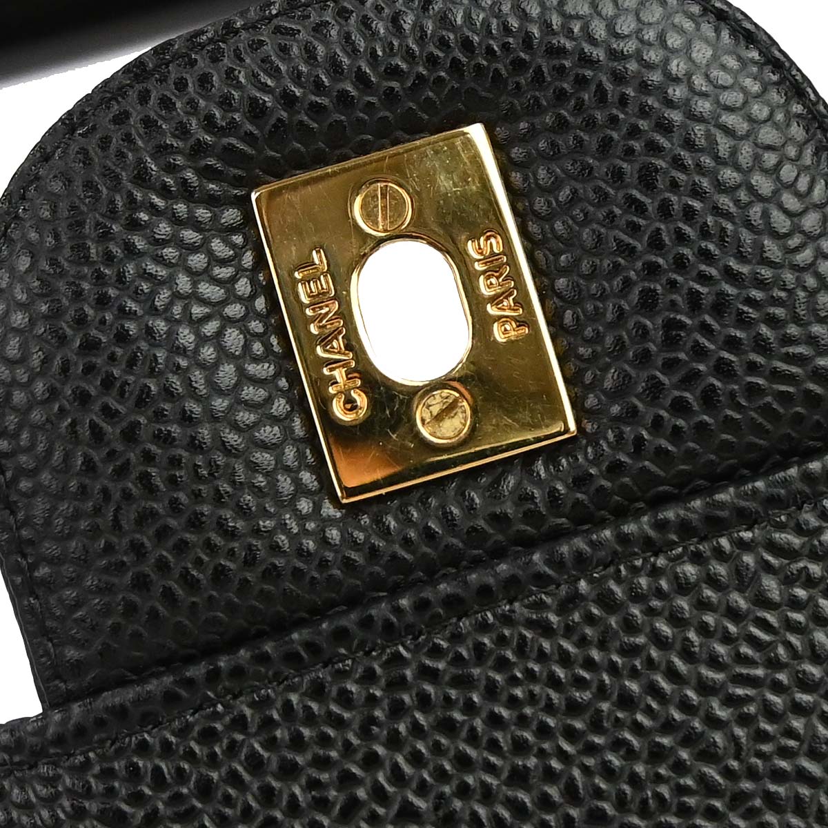 Chanel Black Caviar Skin Maxi Classic Double Flap Shoulder Bag