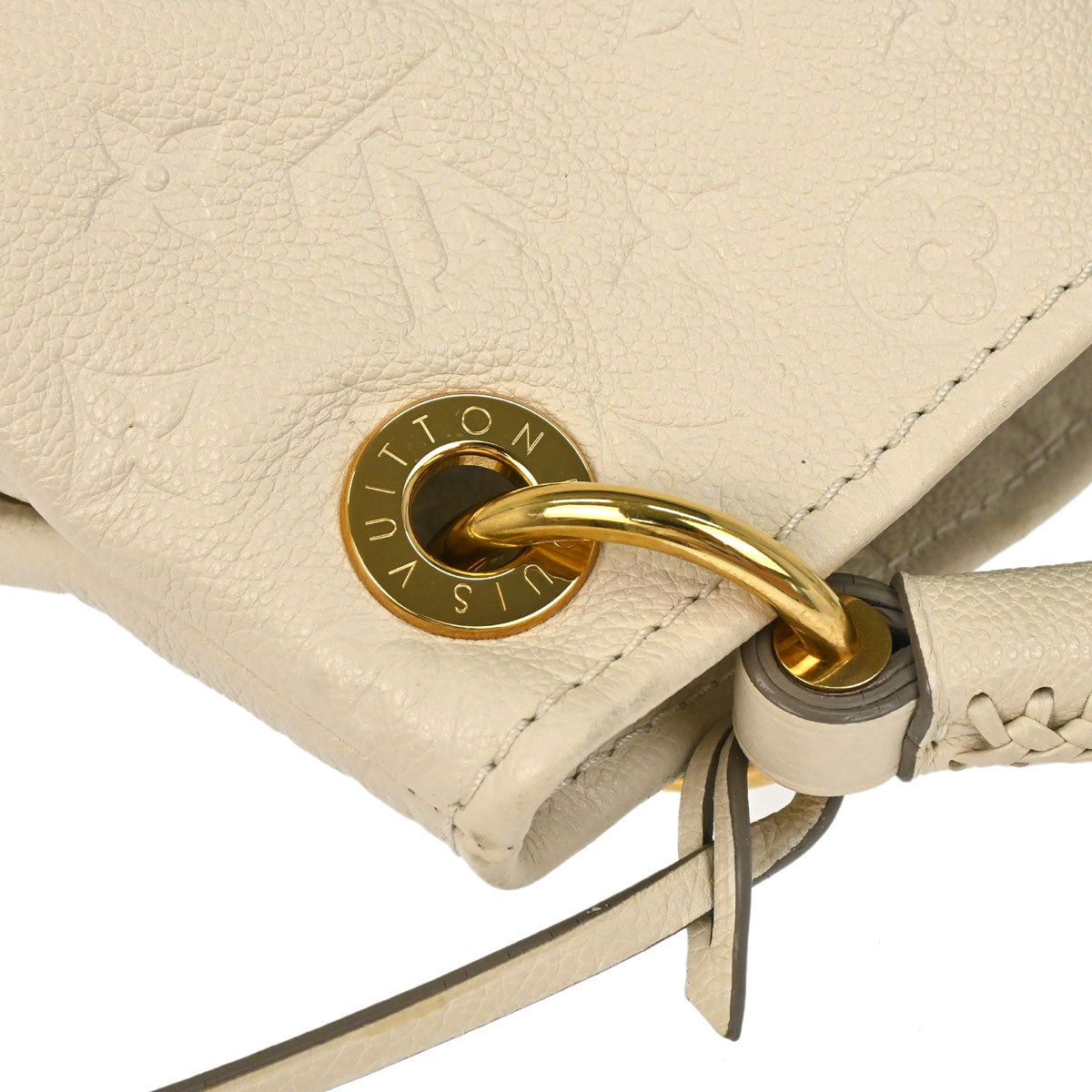 Louis Vuitton 2012 White Monogram Empreinte Artsy MM Handbag M93449
