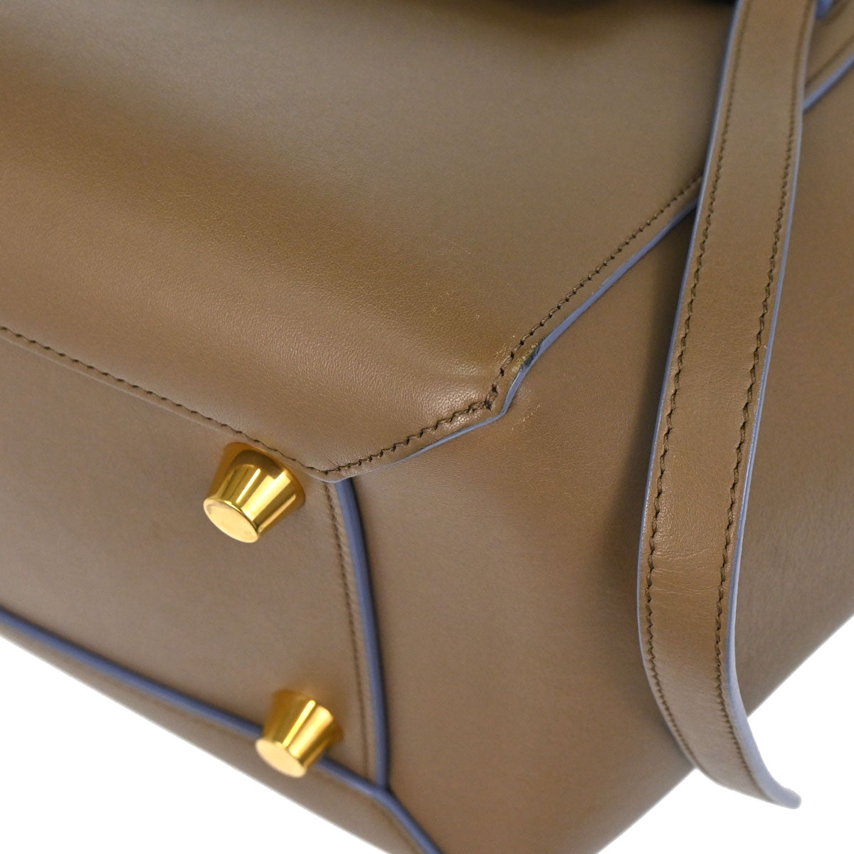 Celine Beige Belt Bag Mini 2way Shoulder Handbag