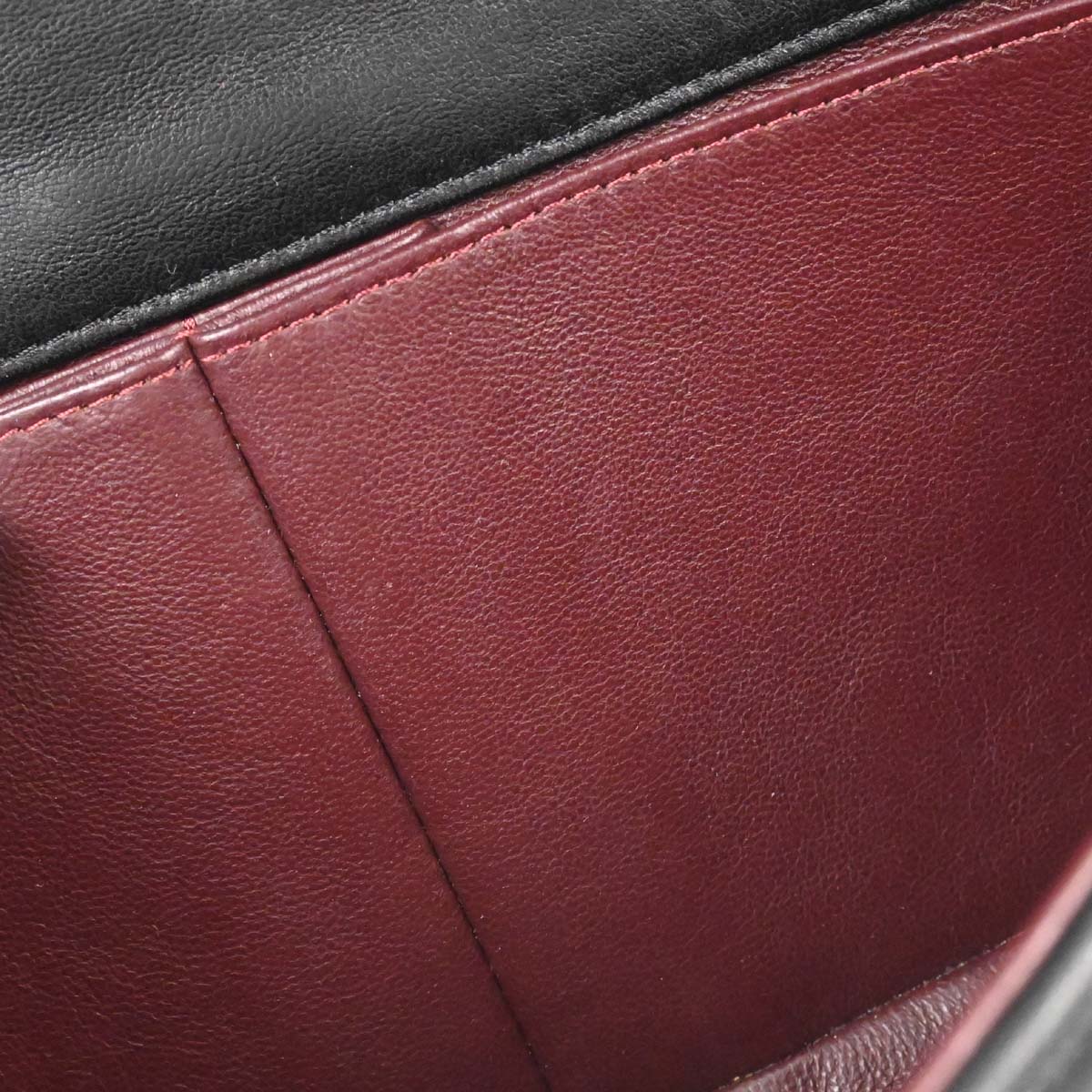 Chanel Black Lambskin East West Shoulder Bag