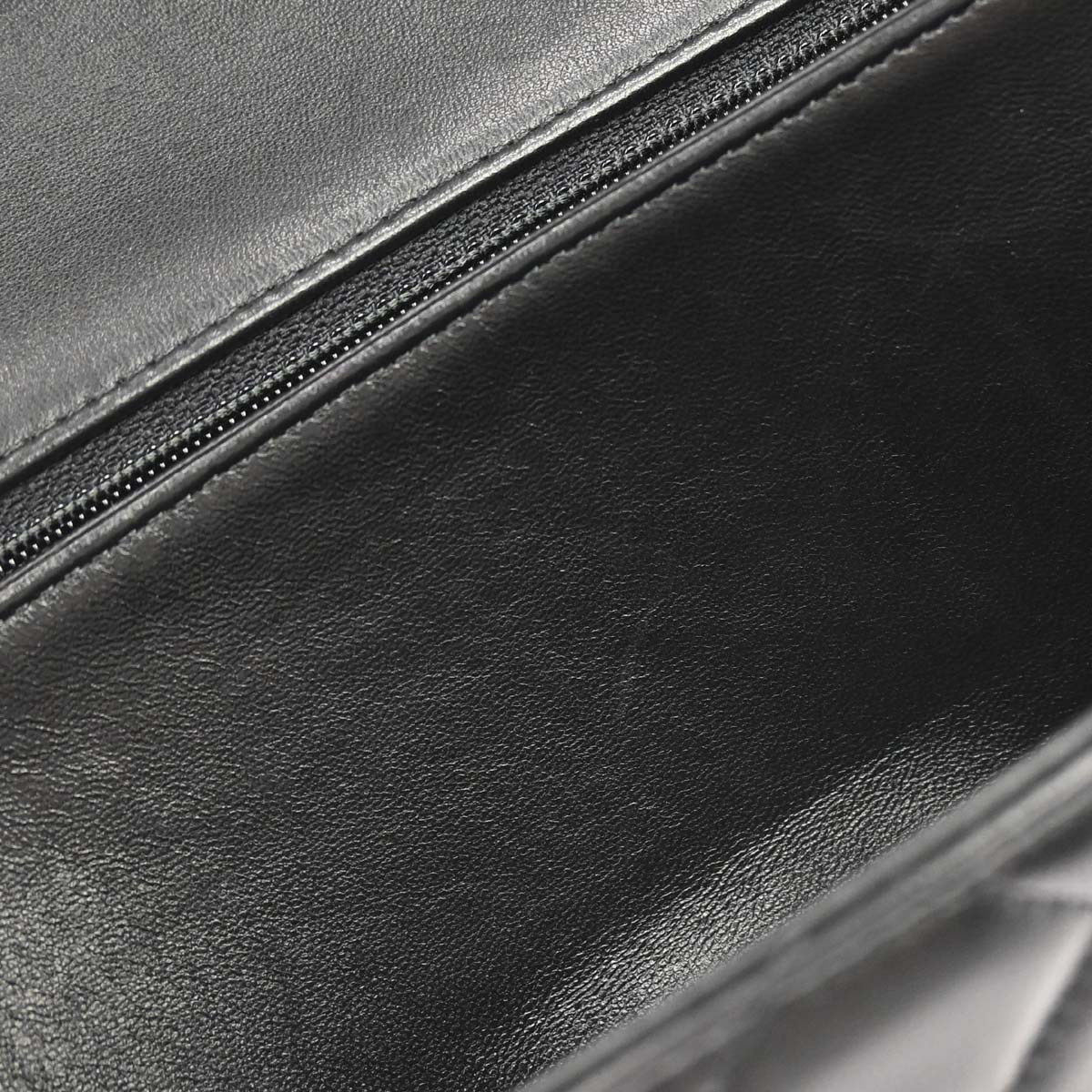 Chanel 2014 Black Lambskin Valentine Single Flap Shoulder Bag