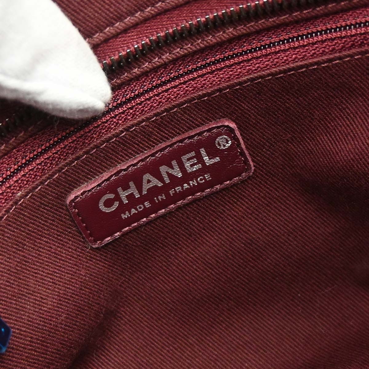 Chanel 2015-2016 Black Lambskin Chain Tote Handbag