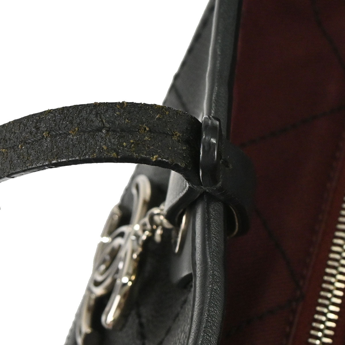 Chanel 2014 Black Caviar Skin On The Road Shopping Fever Tote Bag